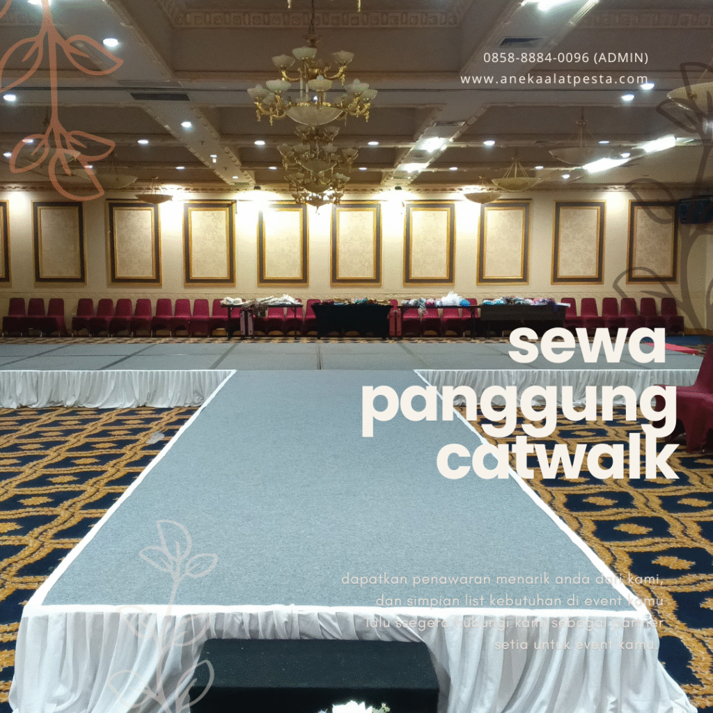 sewa panggung catwalk