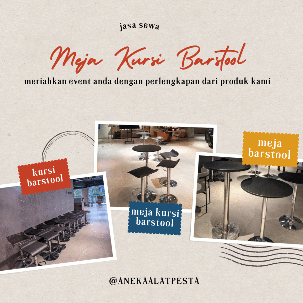 sewa meja kursi barstool