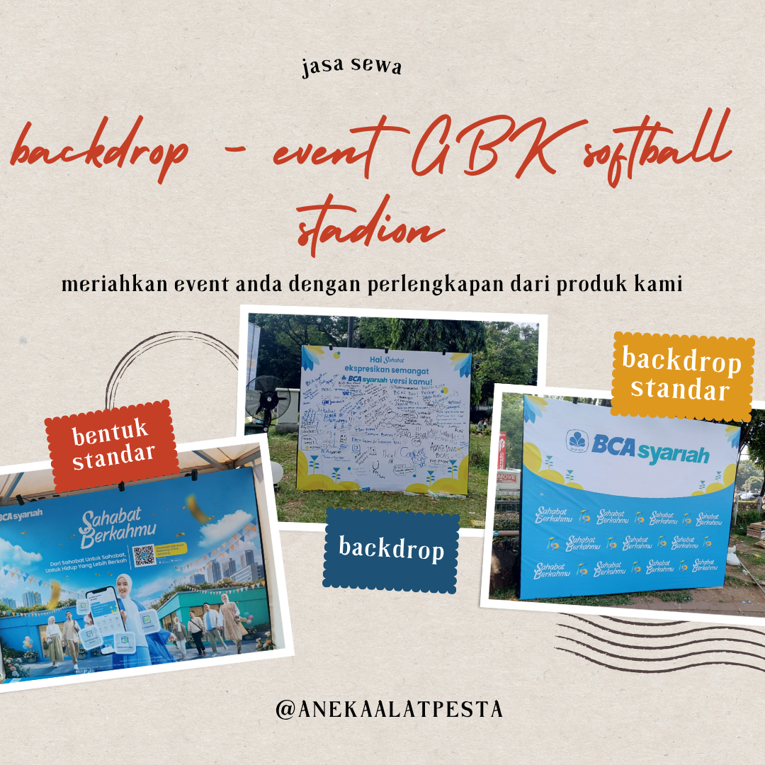 sewa backdrop – event GBK